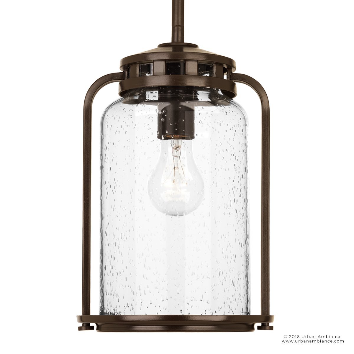 UHP2111 Nautical Pendant Light, 12"H x 7.75"W, Olde Bronze Finish, Carlsbad Collection