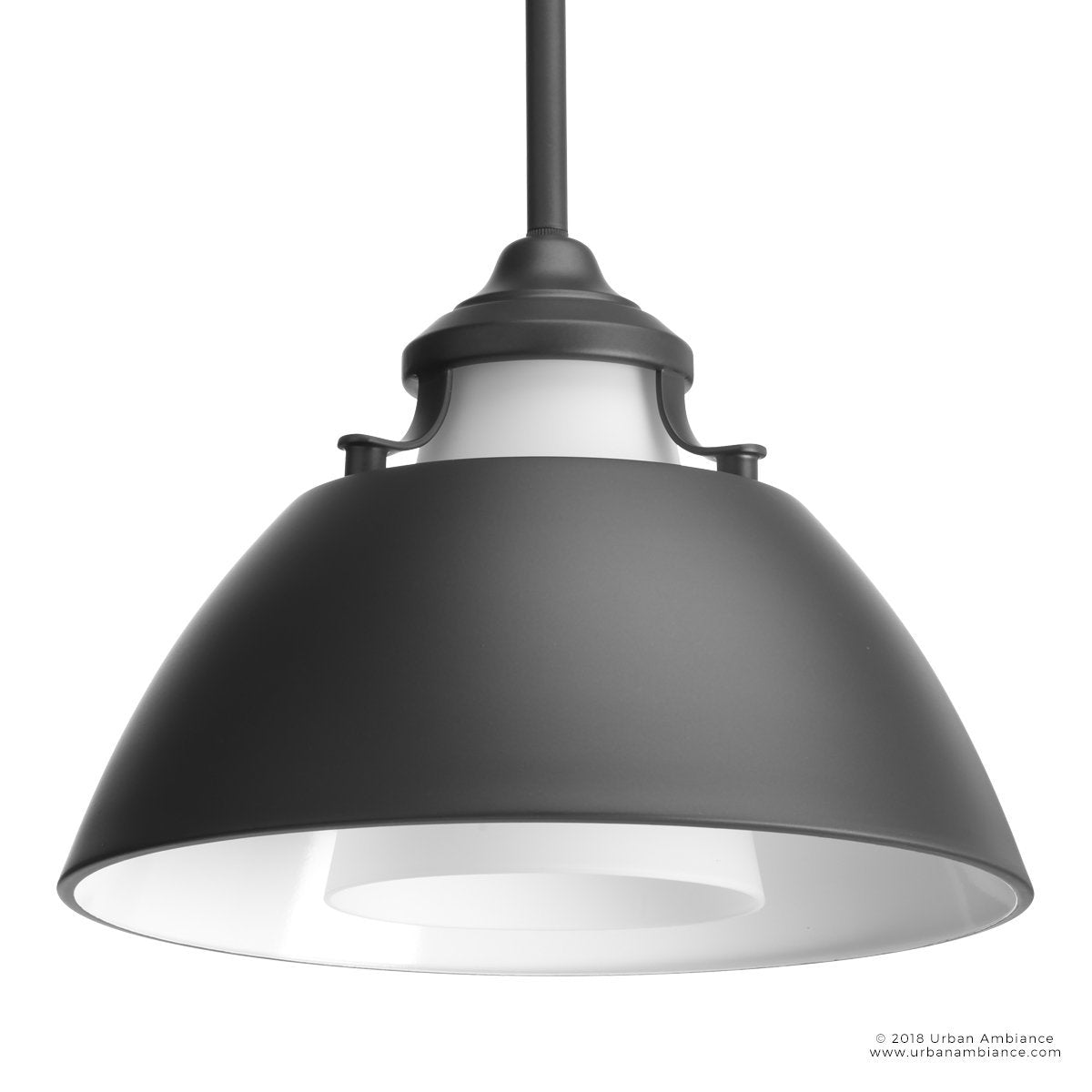 UHP2151 Americana Pendant Light, 8.25"H x 11"W, Charcoal Finish, Sunderland Collection