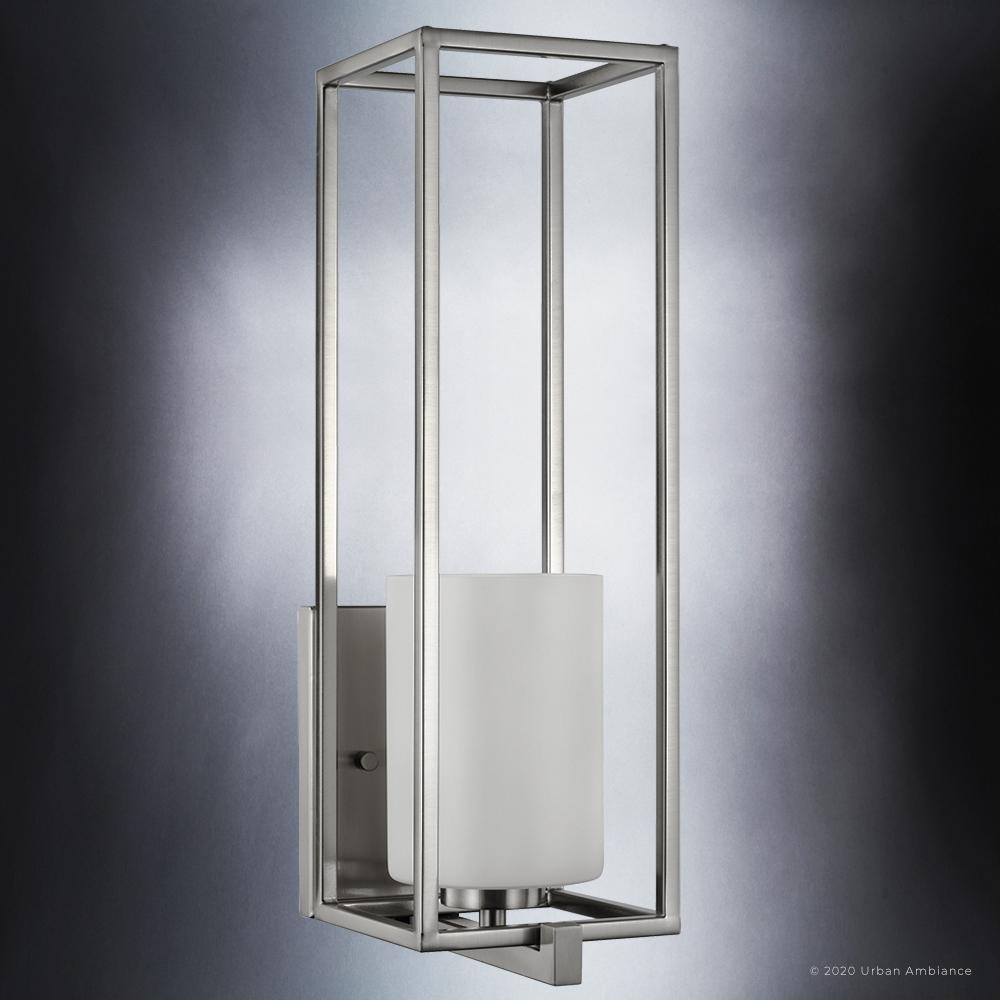 UHP3140 Minimalist Wall Light, 18"H x 5.5"W, Brushed Nickel Finish, Kennewick Collection