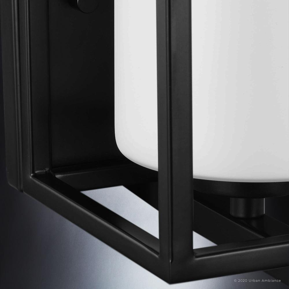 UHP3141 Minimalist Wall Light, 18"H x 5.5"W, Midnight Black Finish, Kennewick Collection