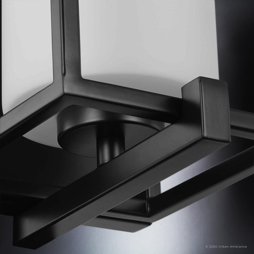 UHP3141 Minimalist Wall Light, 18"H x 5.5"W, Midnight Black Finish, Kennewick Collection