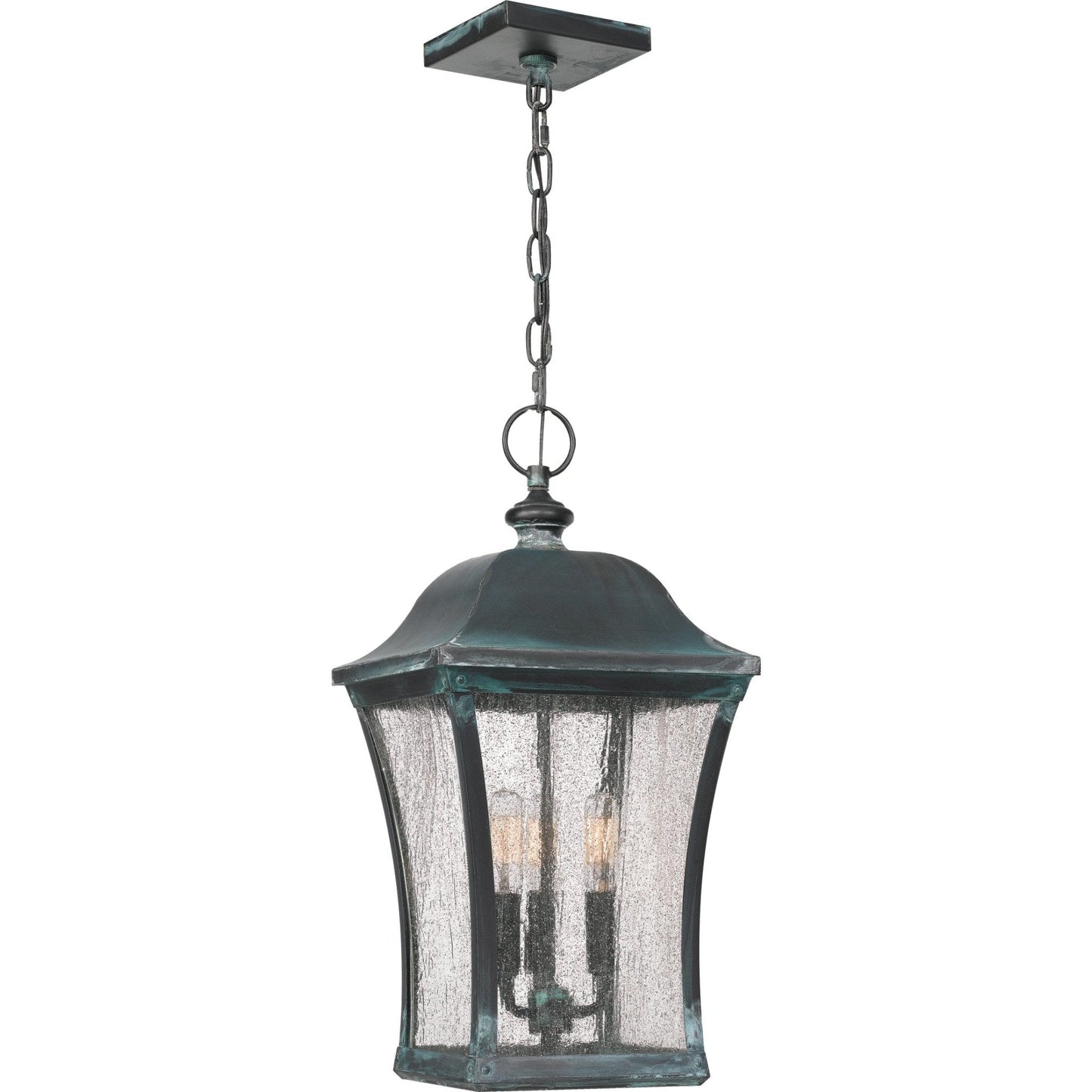 UQL1423 Vintage Outdoor Pendant Light, 20.5"H x 10"W, Olde Patina Finish, Westland Collection