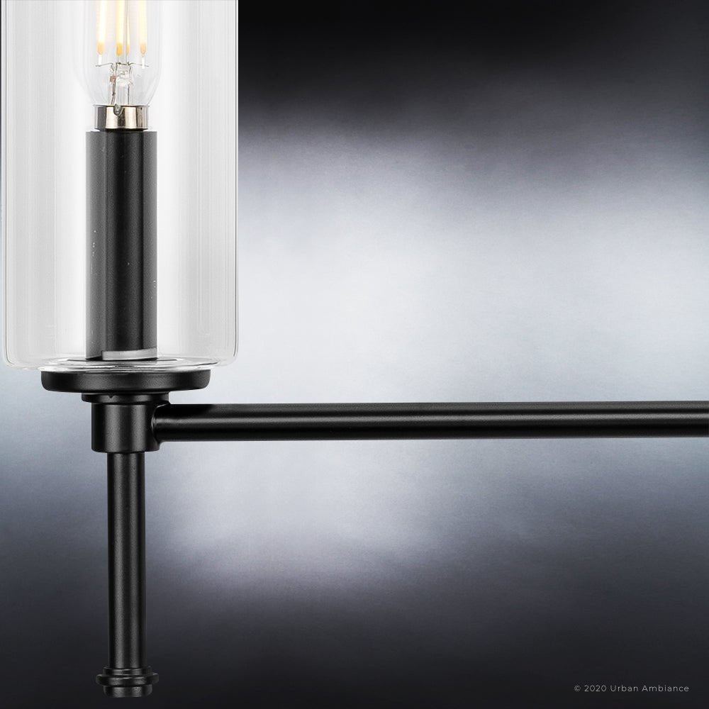 UHP4231 Contemporary Bath Light 11.5''H x 31.625''W, Midnight Black Finish, Parkes Collection