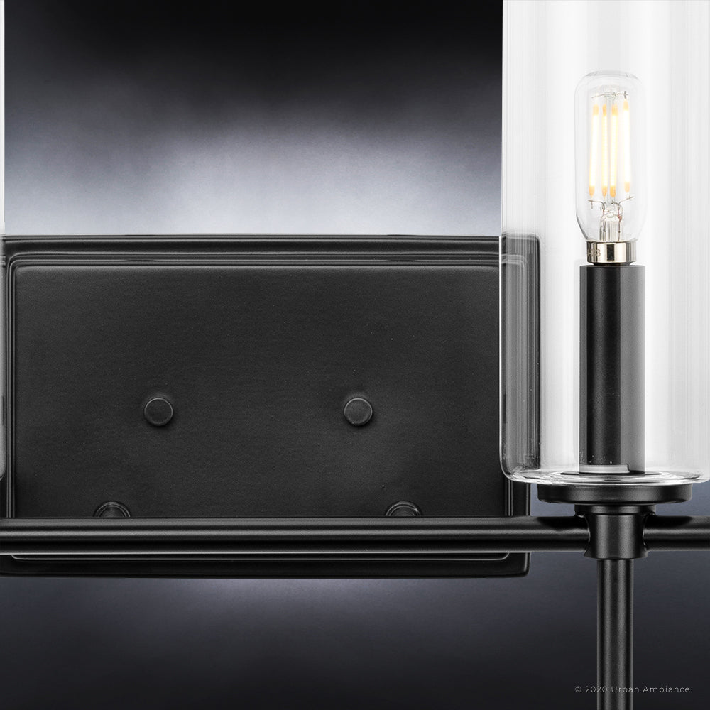 UHP4231 Contemporary Bath Light 11.5''H x 31.625''W, Midnight Black Finish, Parkes Collection