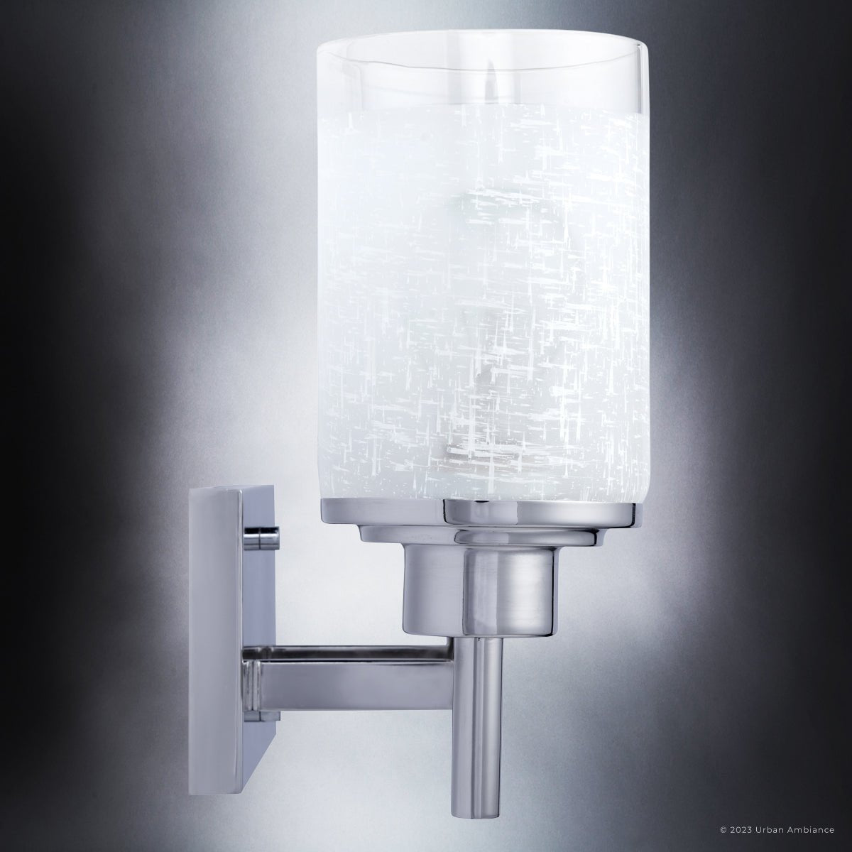 ULB2161 New Traditional Bath Light, 9''H x 22''W, Brushed Nickel Finish, Kilkenny Collection