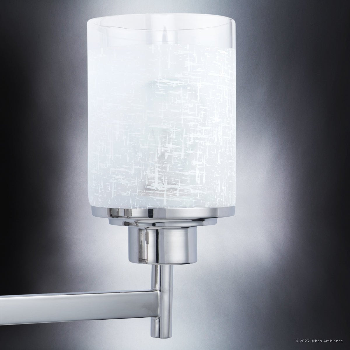 ULB2161 New Traditional Bath Light, 9''H x 22''W, Brushed Nickel Finish, Kilkenny Collection