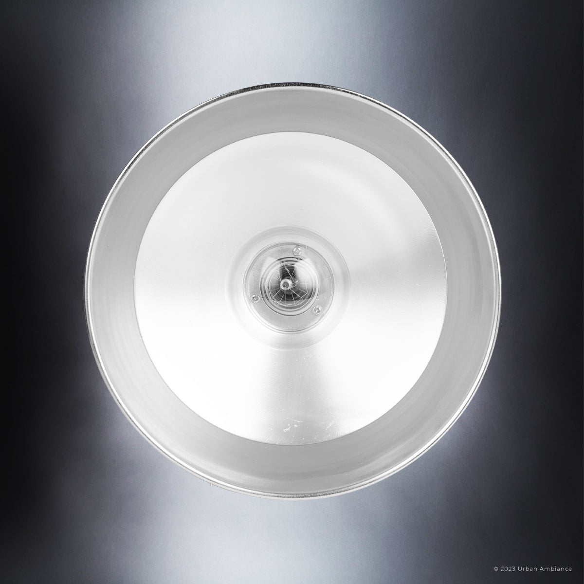 ULB2201 Modern Farmhouse Ceiling Light, 7''H x 10''W, Brushed Nickel Finish, Athlone Collection